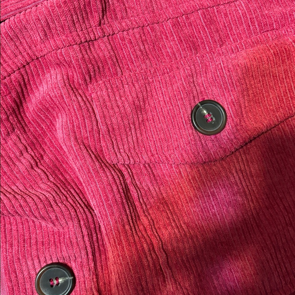 Pink Corduroy Button-Up Shacket - Picture 4 of 5